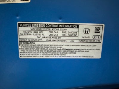 2022 Honda Civic Sport