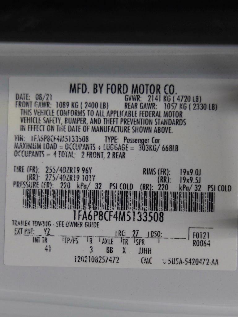 2021 Ford Mustang GT Premium