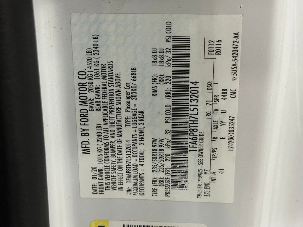 2020 Ford Mustang EcoBoost Premium