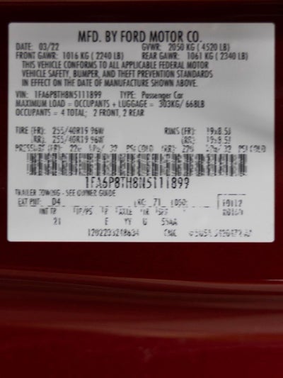 2022 Ford Mustang EcoBoost