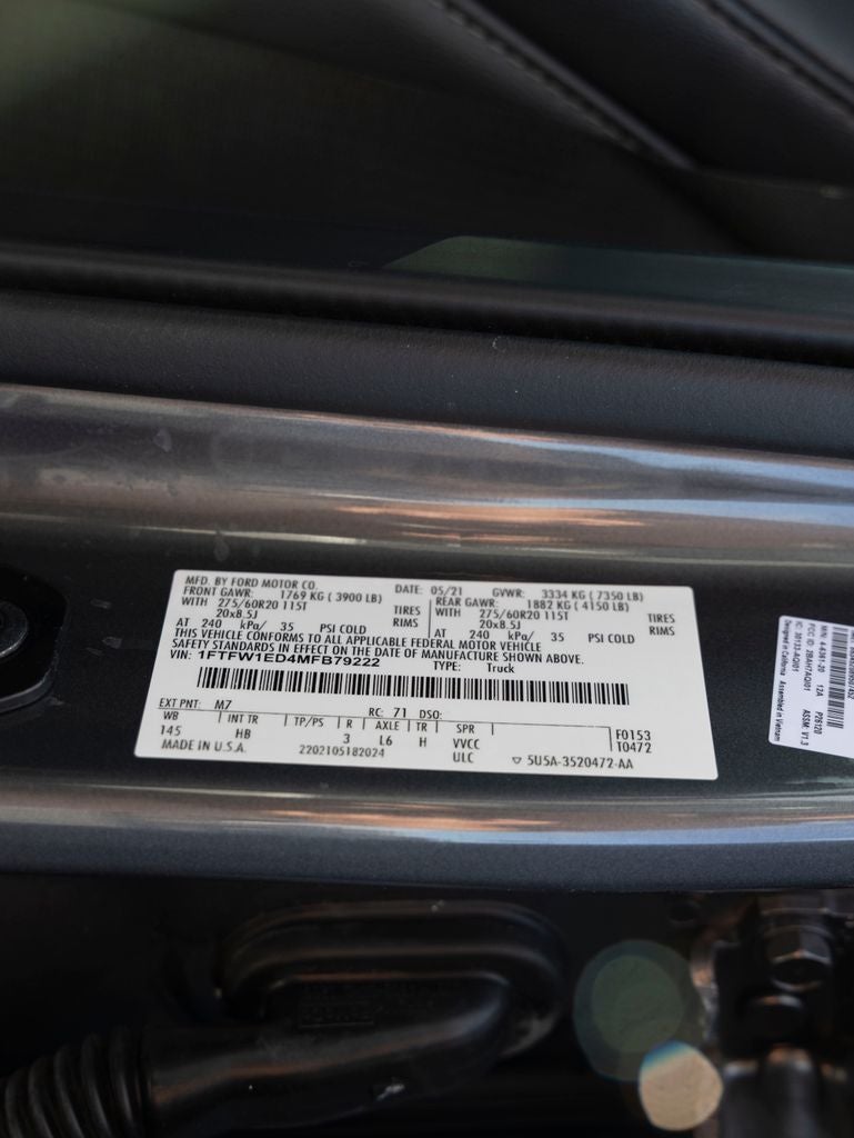 2021 Ford F-150 Lariat