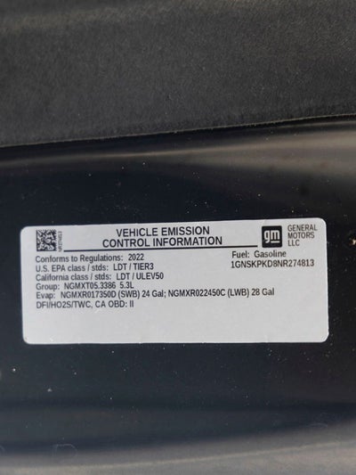 2022 Chevrolet Tahoe Z71
