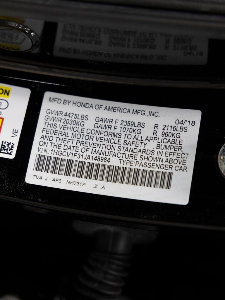 2018 Honda Accord Sport