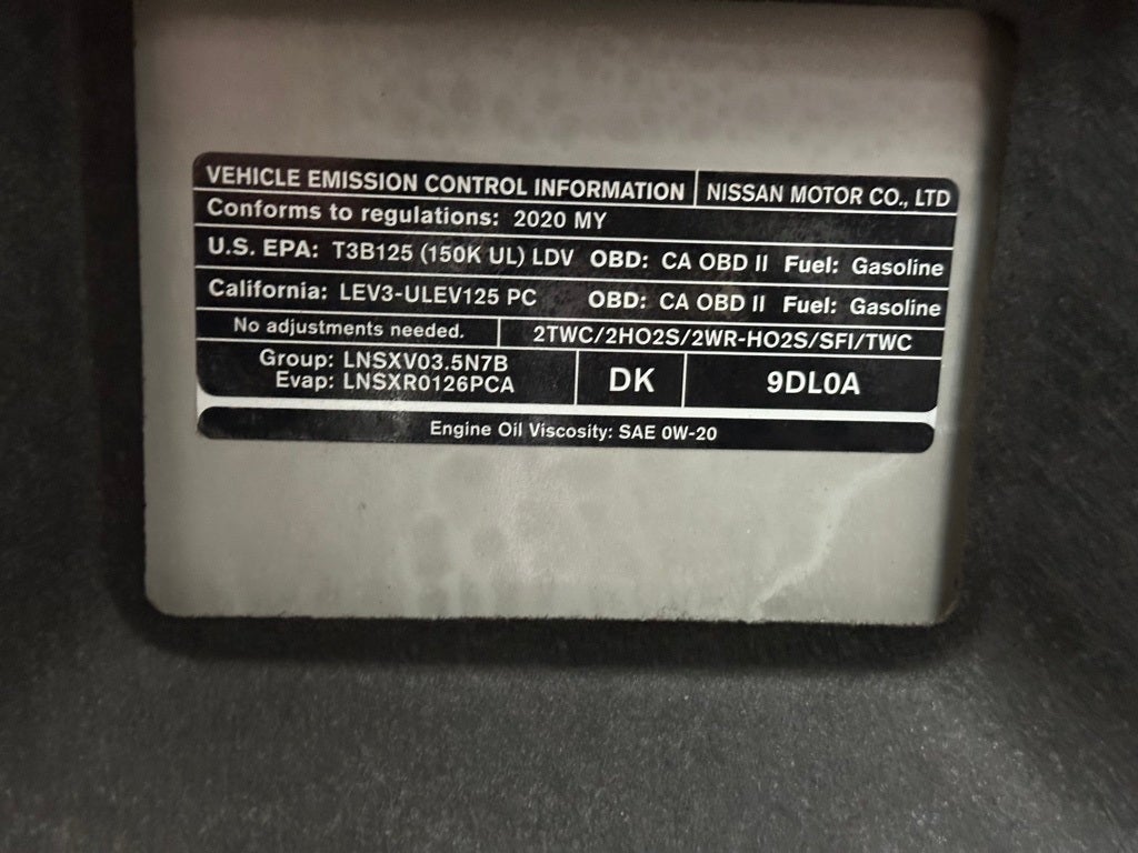 2020 Nissan Maxima 3.5 S