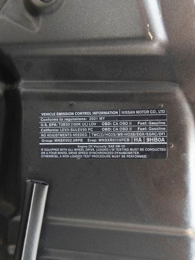 2021 Nissan Altima 2.5 SR