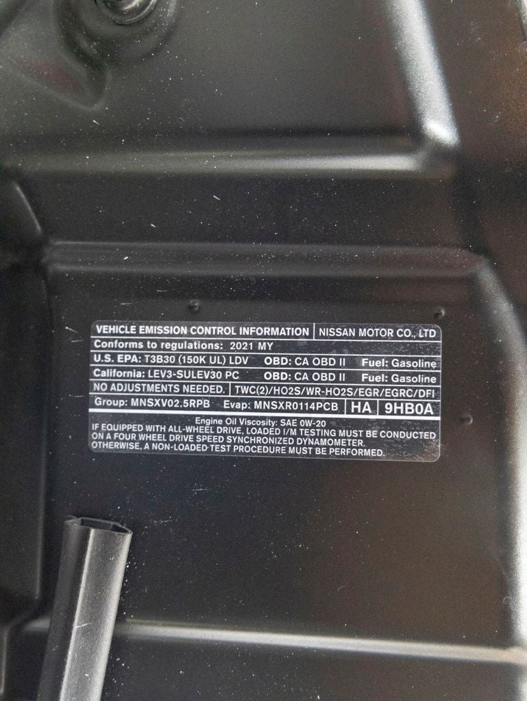 2021 Nissan Altima 2.5 SV