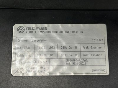 2018 Volkswagen Atlas 3.6L V6 SE w/Technology