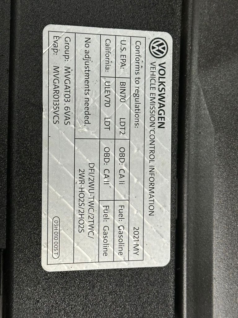 2021 Volkswagen Atlas 3.6L V6 SE w/Technology