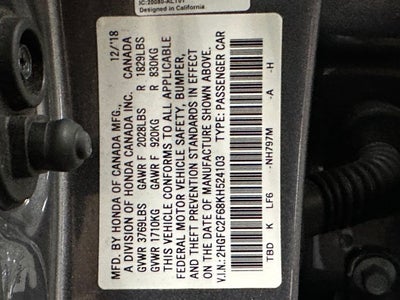 2019 Honda Civic LX