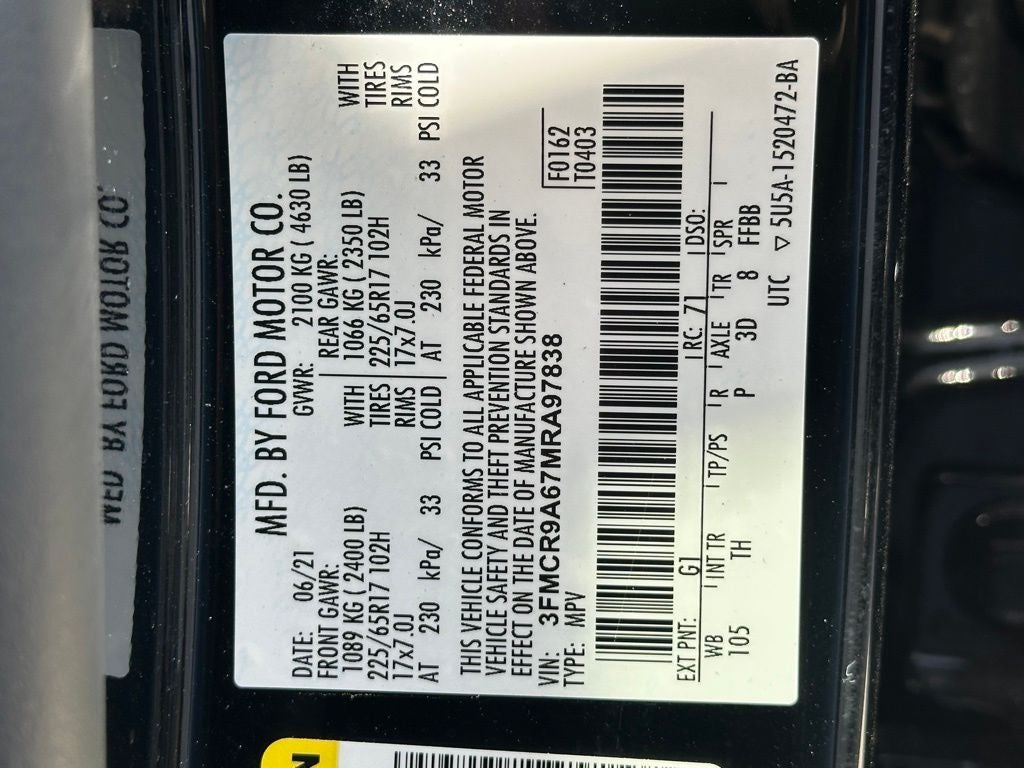 2021 Ford Bronco Sport Base