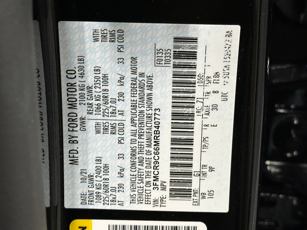 2021 Ford Bronco Sport Outer Banks