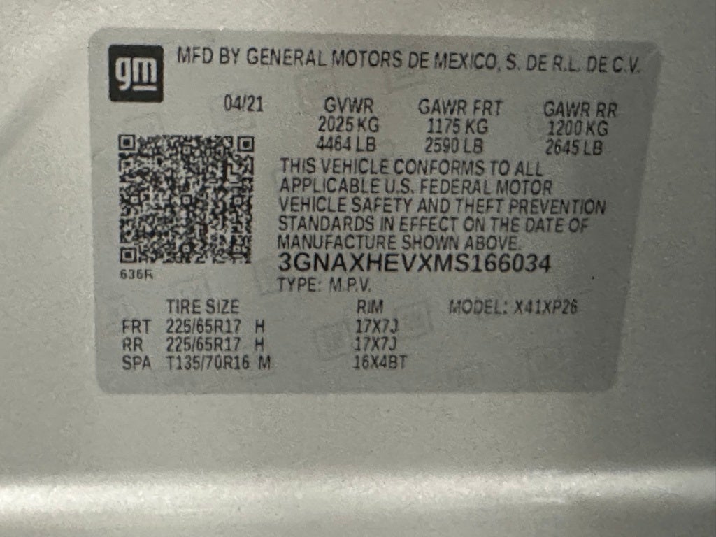 2021 Chevrolet Equinox LS