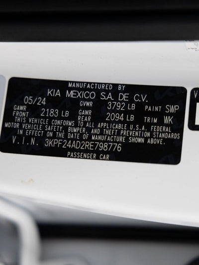 2024 Kia Forte LXS