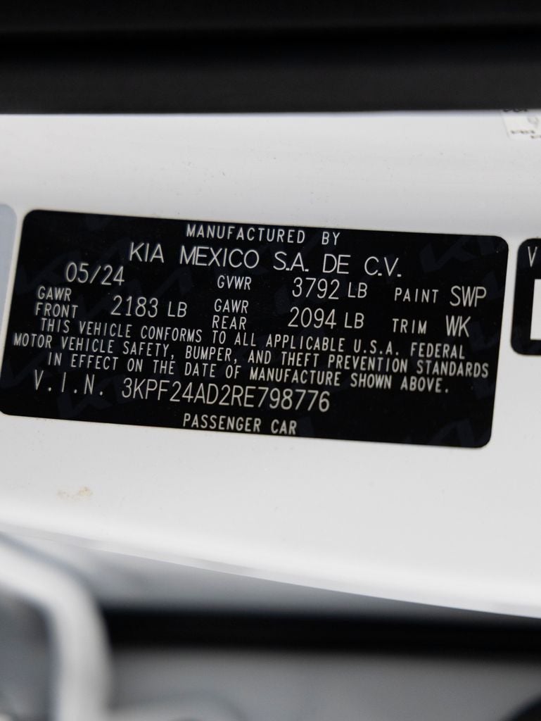 2024 Kia Forte LXS