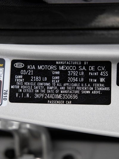 2021 Kia Forte LXS