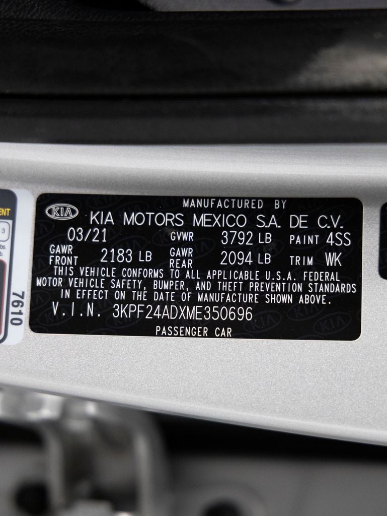 2021 Kia Forte LXS