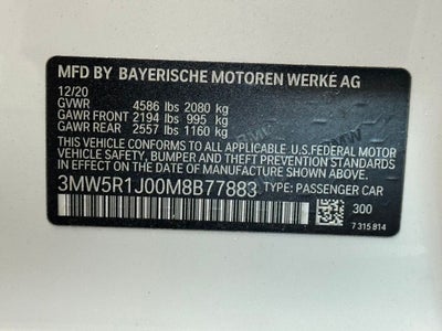 2021 BMW 3 Series 330i