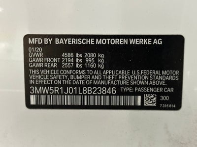 2020 BMW 3 Series 330i