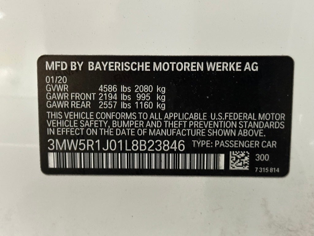 2020 BMW 3 Series 330i