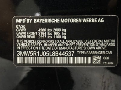 2020 BMW 3 Series 330i