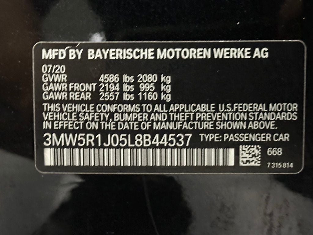 2020 BMW 3 Series 330i