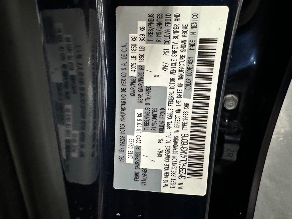 2022 Mazda Mazda3 Premium