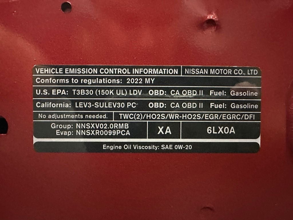 2022 Nissan Sentra SV