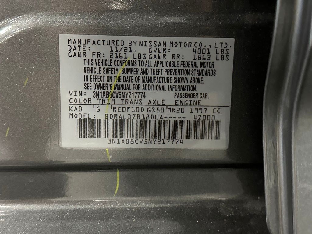 2022 Nissan Sentra SV