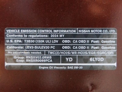 2024 Nissan Sentra SV
