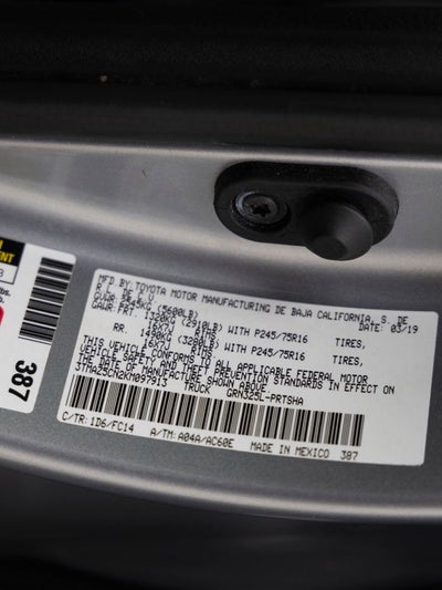 2019 Toyota Tacoma SR5 V6