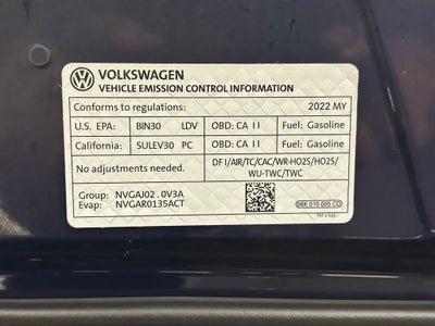 2022 Volkswagen Tiguan 2.0T SE