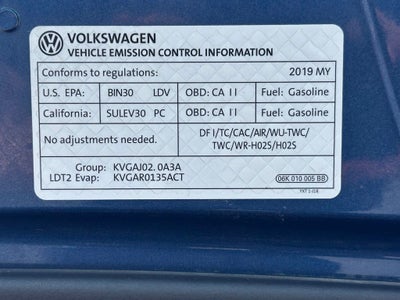 2019 Volkswagen Tiguan 2.0T SE