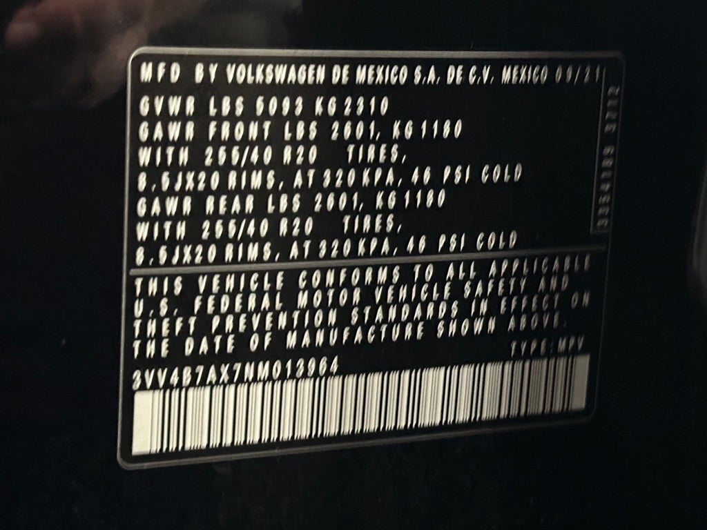 2022 Volkswagen Tiguan 2.0T SEL R-Line