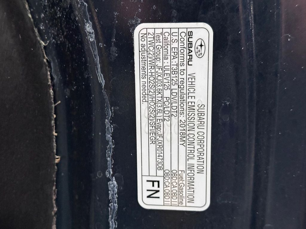 2018 Subaru Outback 3.6R Limited