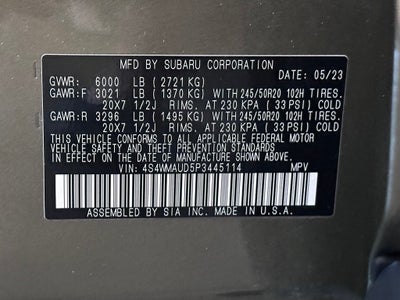 2023 Subaru Ascent Limited