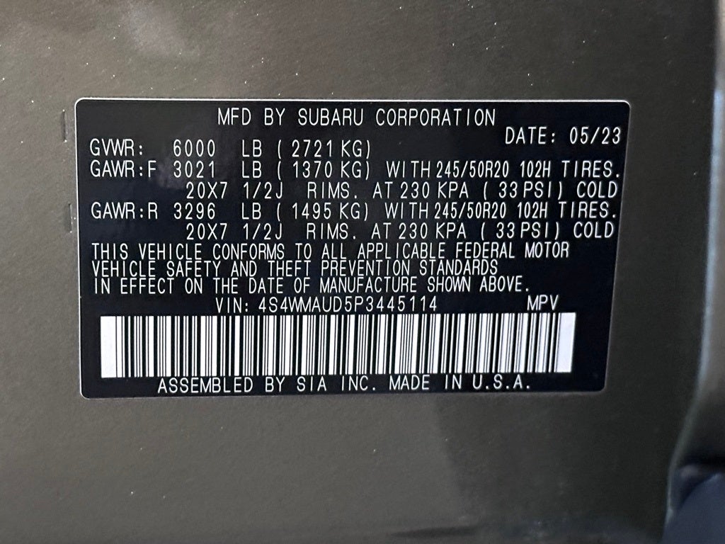 2023 Subaru Ascent Limited