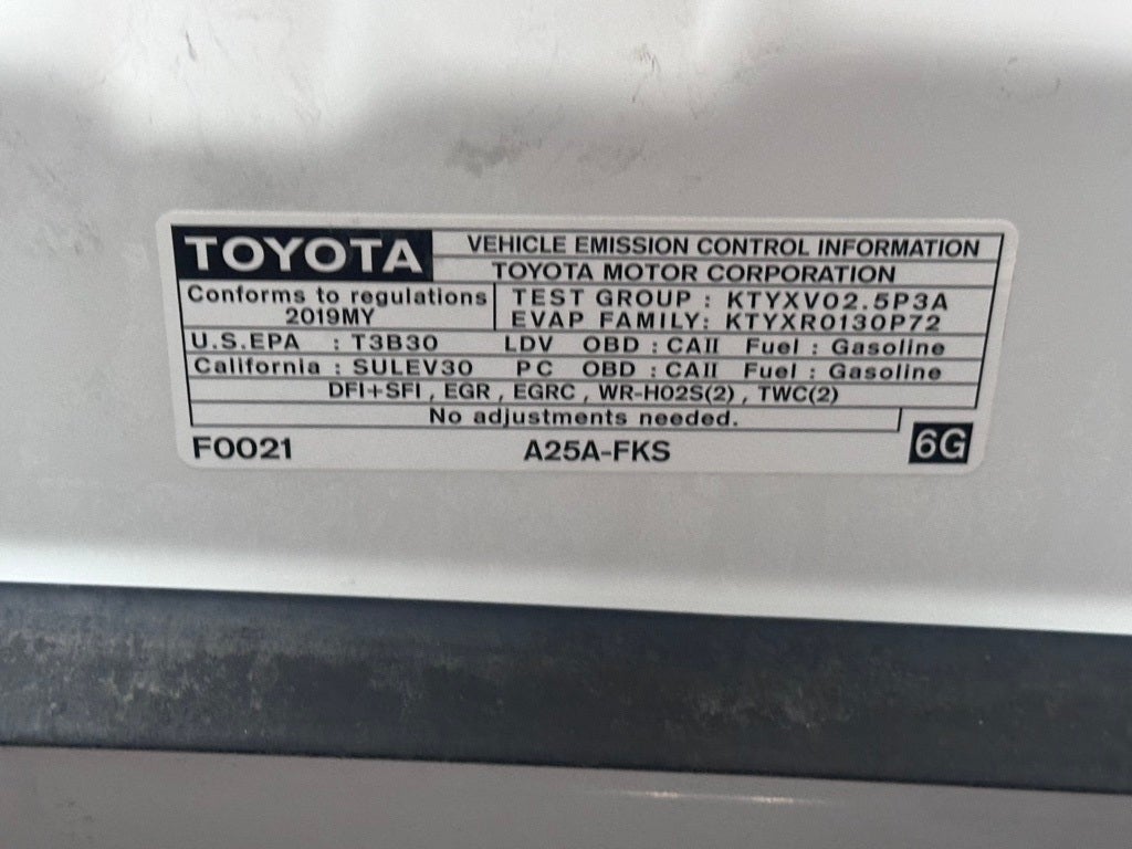 2019 Toyota Camry LE