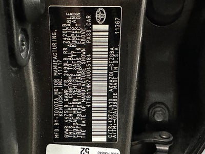 2018 Toyota Camry XLE