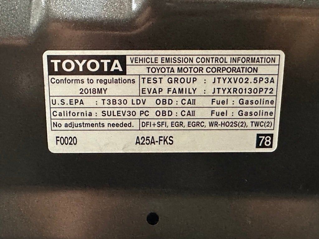 2018 Toyota Camry XLE