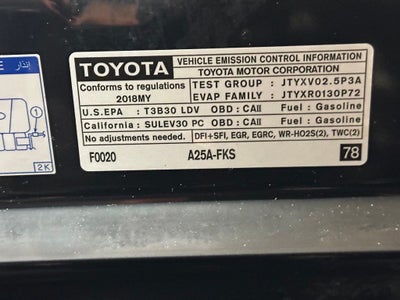2018 Toyota Camry SE