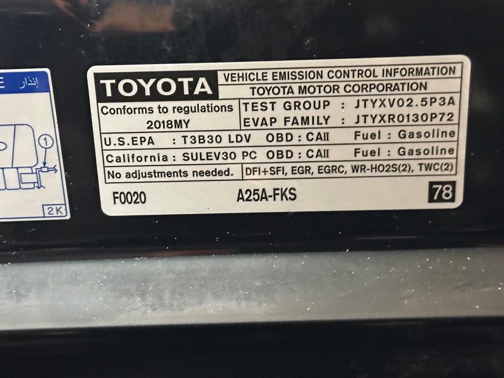 2018 Toyota Camry SE