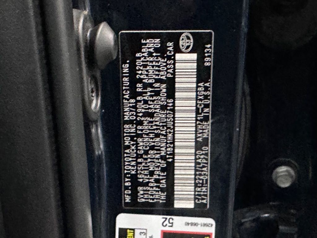 2018 Toyota Camry Hybrid XLE