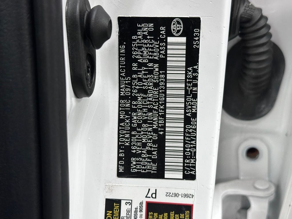 2016 Toyota Camry SE