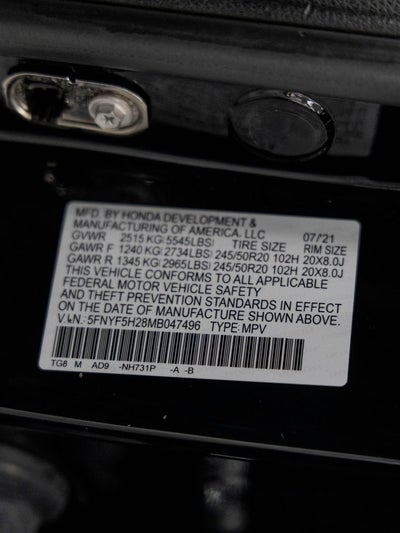 2021 Honda Pilot Special Edition