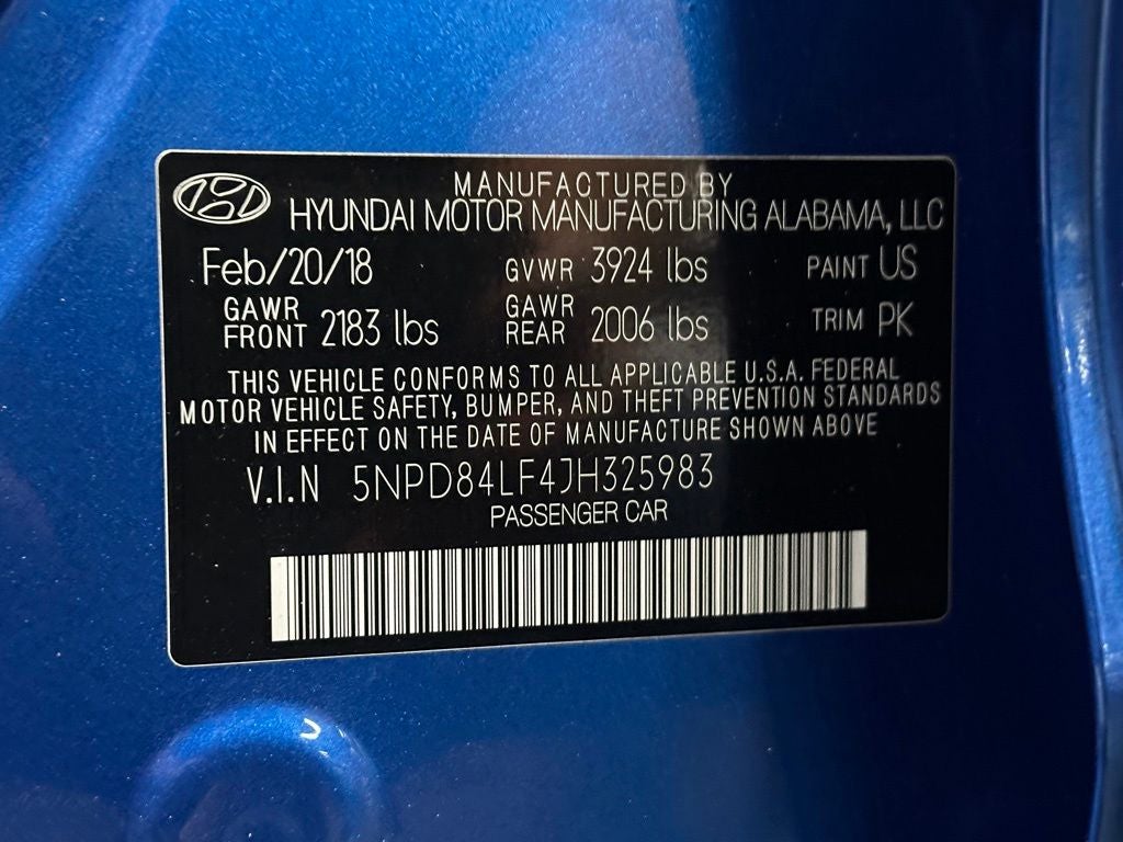 2018 Hyundai Elantra SEL