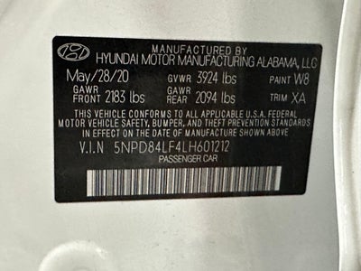 2020 Hyundai Elantra SEL