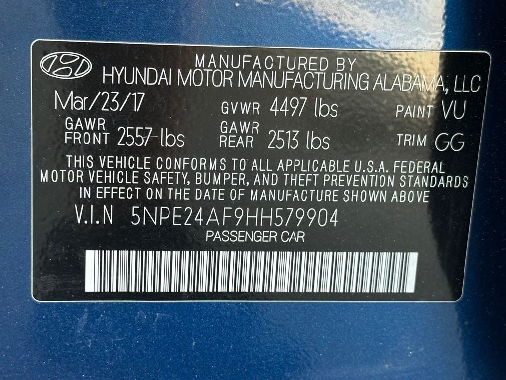 2017 Hyundai Sonata Base