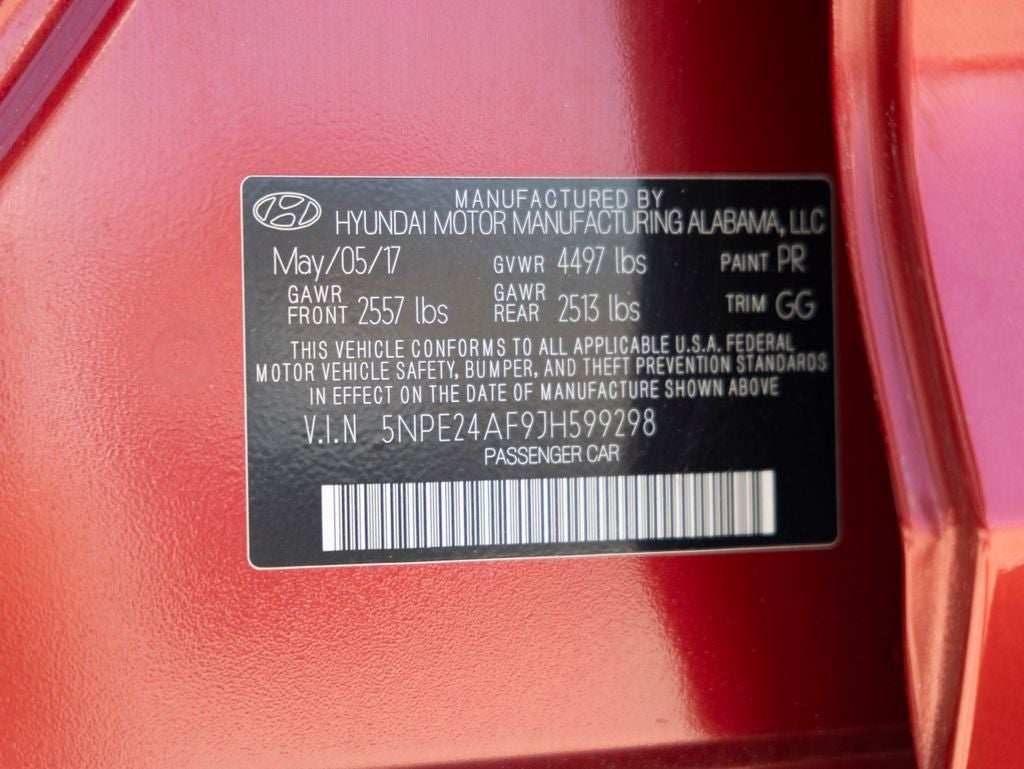 2018 Hyundai Sonata SE