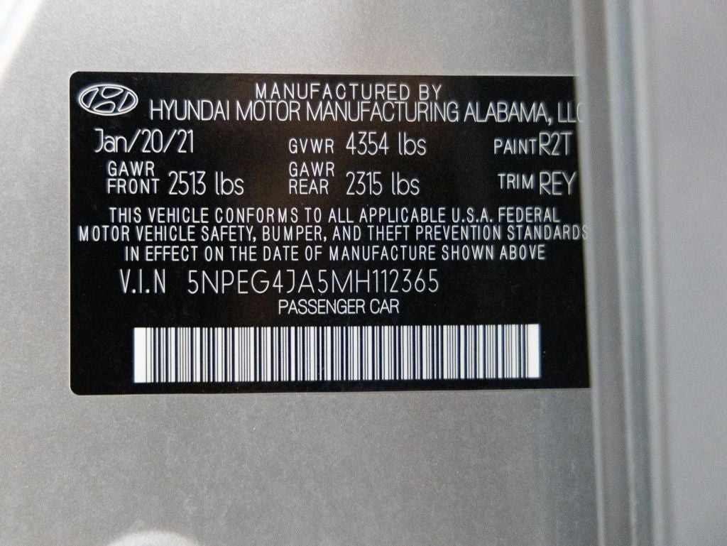 2021 Hyundai Sonata SE