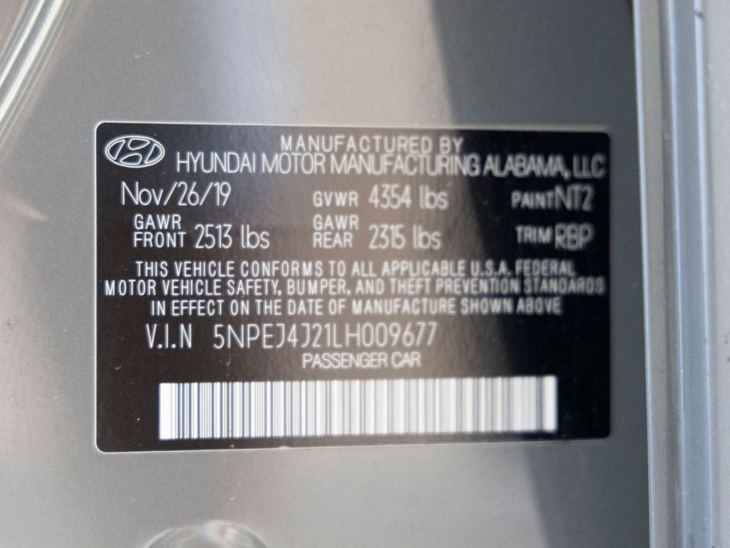 2020 Hyundai Sonata SEL Plus